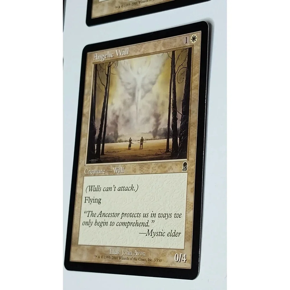 MTG ANGELIC WALL Odyssey 2001 Set-4 +1 FOIL 4 Non-foil Magic SEE BG.5MAA2022.26